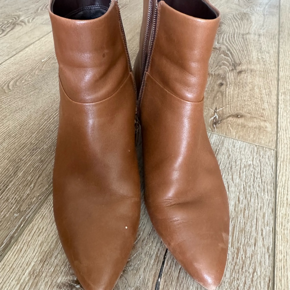 Cole Haan Brown Leather Ankle Boots sz 8.5